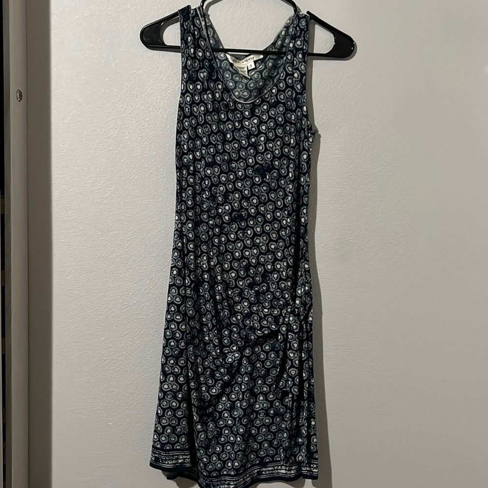 Max Studio blue print dress in size Small